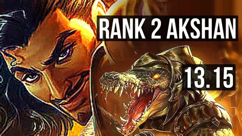 Akshan Vs Renekton Top Rank Akshan Games M Mastery