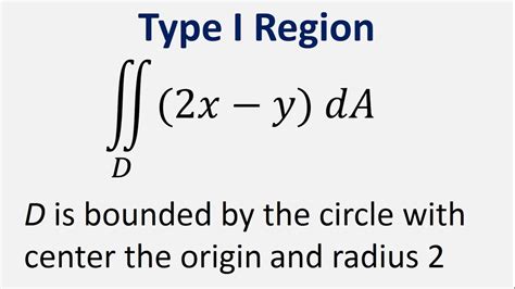 Evaluate Double Integral 2x Y Da D Is Bounded By The Circle With