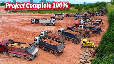 Fantastic Greatest Project In The World Dump Truck Moving Dirt