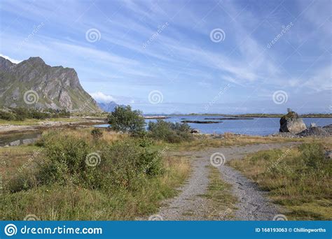 Paisagem Perto De Kartneset Vestvagoy Ilhas Lofoten Noruega Imagem