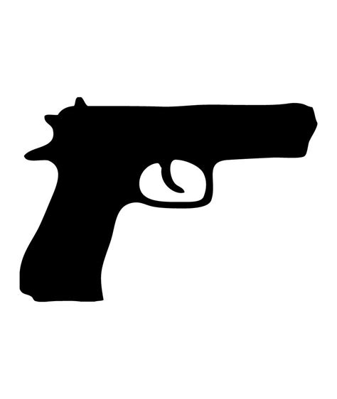 Gun Tattoo Stencils