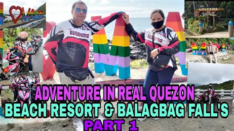 Adventure In Real Quezon Beach Resort Balagbag Fall S Part Youtube