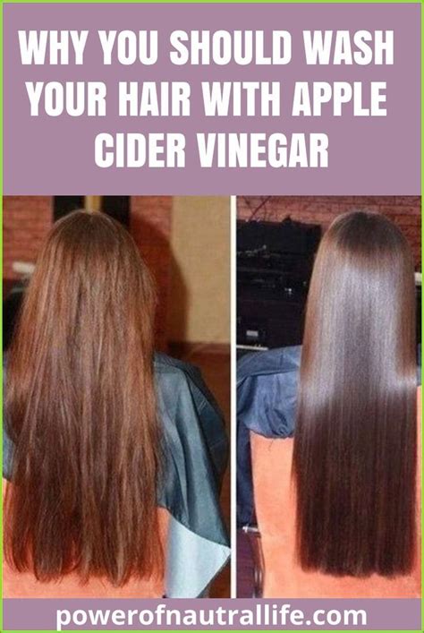 Why You Should Wash Your Hair With Apple Cider Vinegar Grow Thick