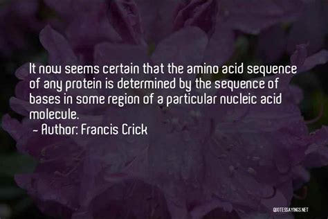 Top Amino Acid Quotes Sayings