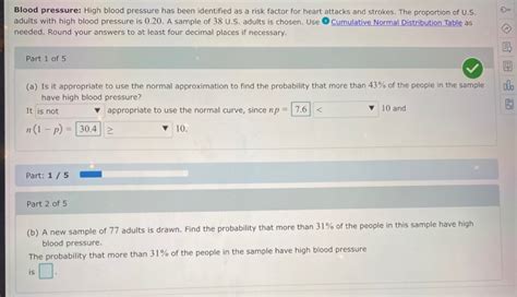 Solved Blood Pressure High Blood Pressure Has Been Chegg