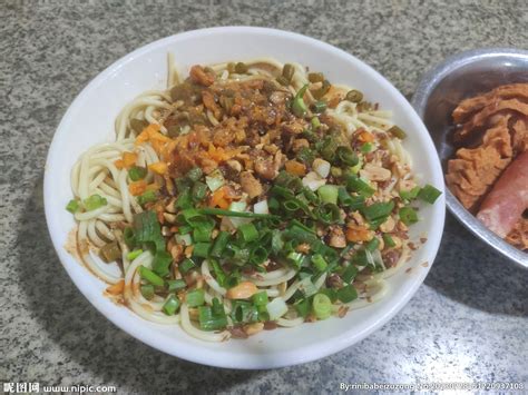 武汉热干面摄影图 传统美食 餐饮美食 摄影图库 昵图网nipic