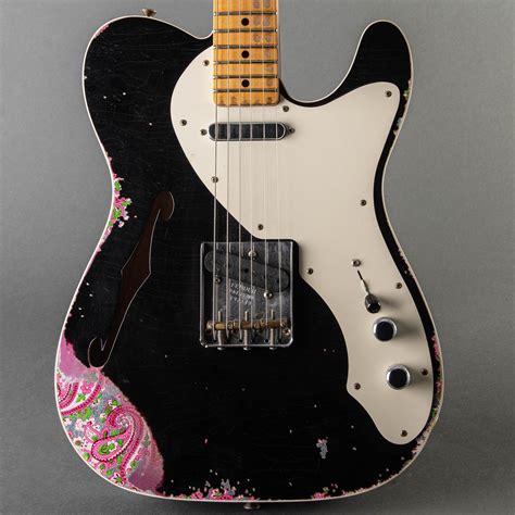 Fender Limited Edition Namm S Custom Thinline Telecaster Black