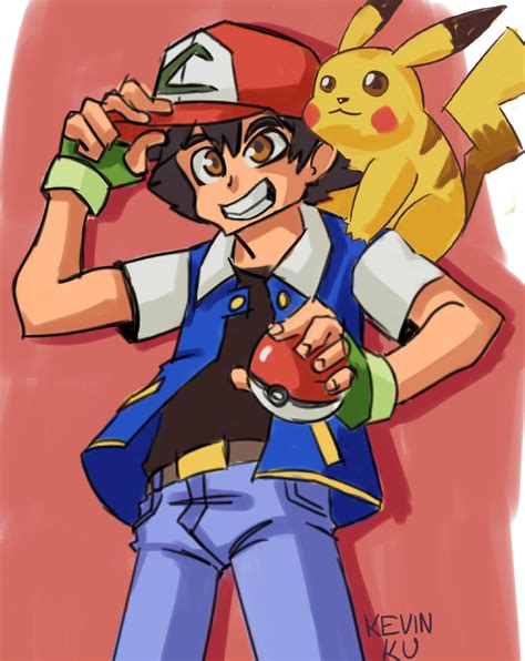 Fan Art - Ash Ketchum by kenvinArt on DeviantArt