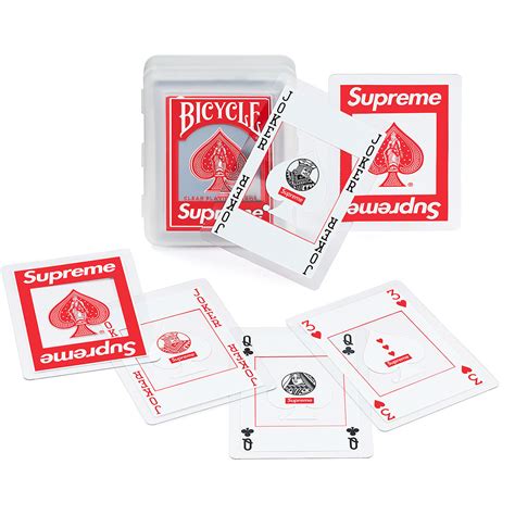 Bicycle Clear Playing Cards Fall Winter 2020 Supreme