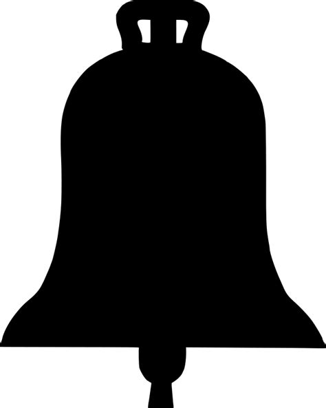 Bell 2 silhouette - Openclipart