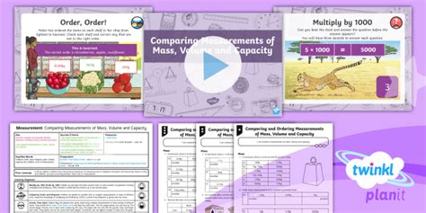 Planit Maths Y4 Measurement Lesson Pack Estimate Compare And Calculate 4