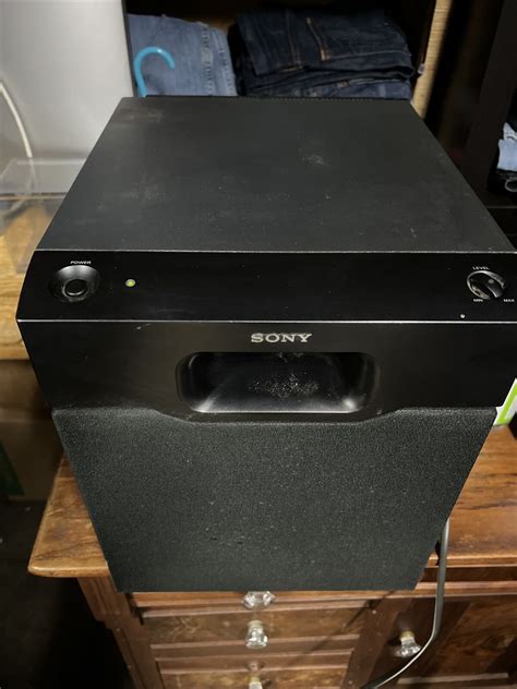 Sony SA WMSP1 Subwoofer Powered SS MSP1 Speaker Home System Tested