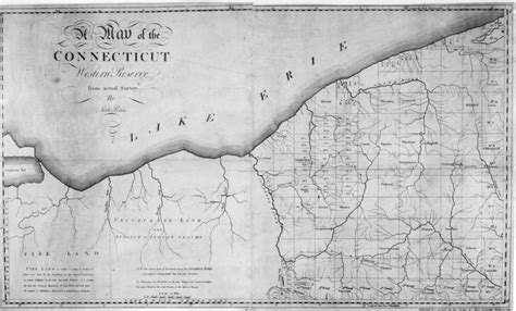 Map Western Reserve Nmap Of The Connecticut Western Reserve On Lake