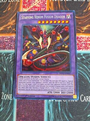 Yu Gi Oh Tcg Starving Venom Fusion Dragon Mp En Secret Rare St