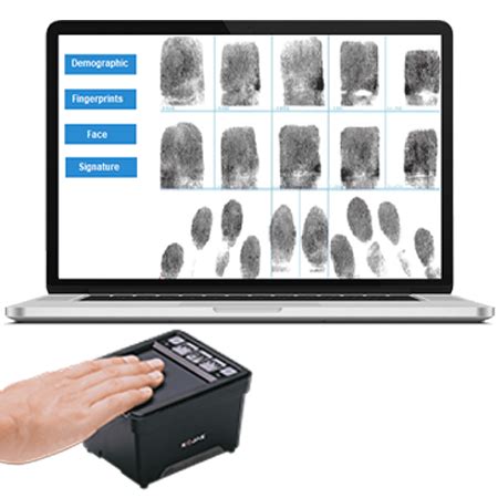 Fingerprint Live Scan System For Background Check