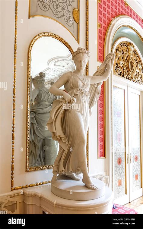 Interior of Christiansborg Palace in Copenhagen, Denmark Stock Photo ...