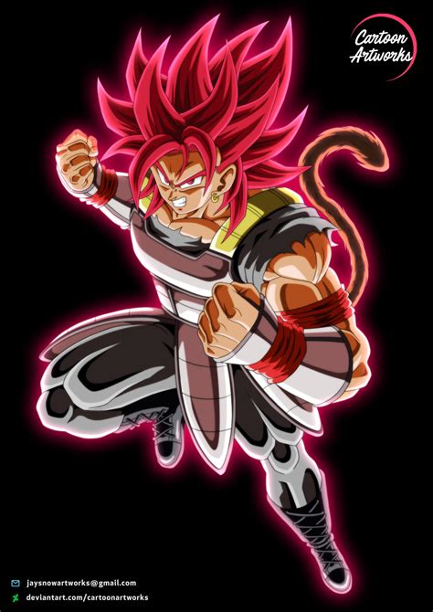 Oc Warrior Super Saiyan Red Commission By Cartoonartworks On Deviantart