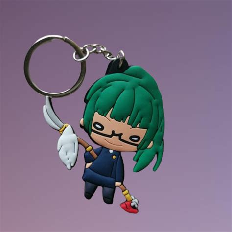 Jujutsu Kaisen Maki Zenin Keychain Jjk Anime Merch Etsy