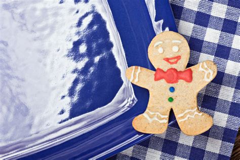 Smiling Gingerbread Man Stock Photo Download Image Now Backgrounds