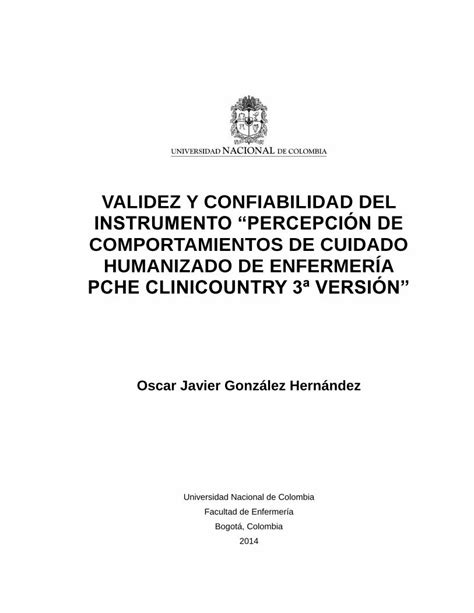 PDF VALIDEZ Y CONFIABILIDAD DEL INSTRUMENTO PERCEPCIÓN bdigital