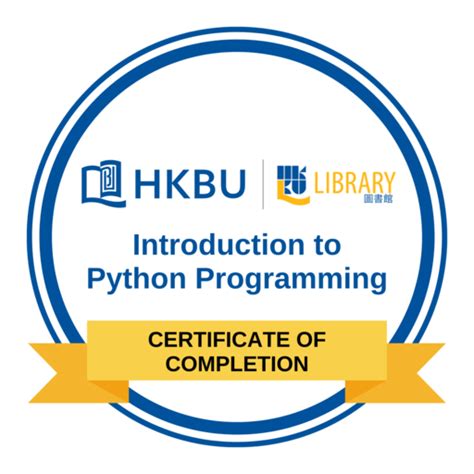 Introduction To Python Programming Credly