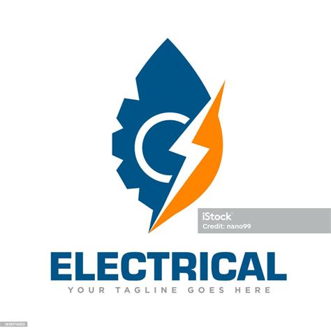 Electrical Logo Design Illustration Stock Illustration Download Image