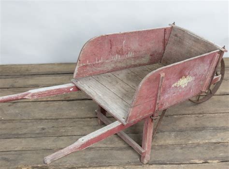 Antique Wooden Wheelbarrow New England Garden Company