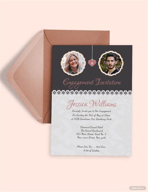 Free Printable Engagement Card To Customize Online