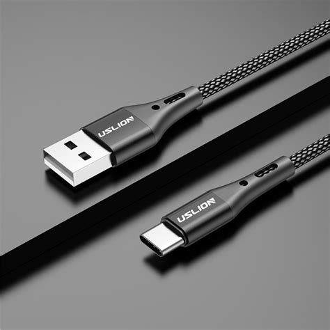 Uslion 3a Usb Type C Câble Fil De Charge Rapide Pour Samsung Galaxy S8