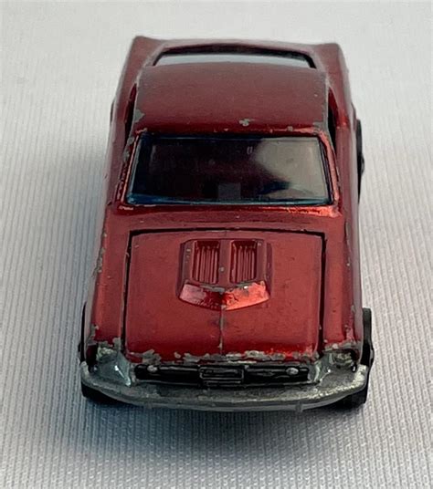 Lot Hot Wheels Redline Hk Red Custom Mustang W Red Interior