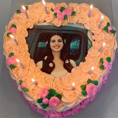 My lana cake Lana del rey Pasteles de cumpleaños bonitos Ideas de