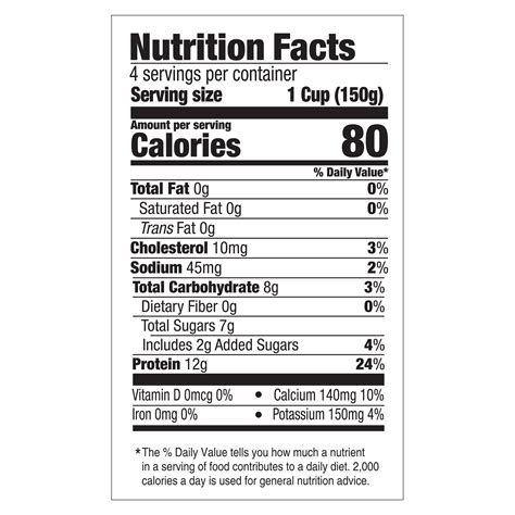 Dannon Light And Fit Greek Yogurt Nutrition Label Peach Shelly Lighting