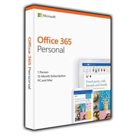 Microsoft Office 365 Personal 1 Year Subscription