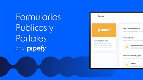 Formularios Publicos Y Portales En Pipefy Youtube