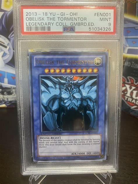 Mavin YuGiOh Legendary Collection Lc01 En001 Obelisk The Tormentor PSA 9