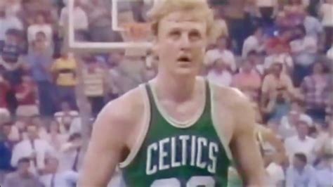 Boston Celtics Vs Atlanta Hawks Nd Half Larry Bird Pts