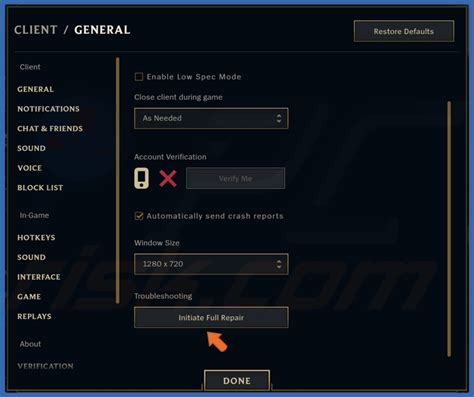 FIX League Of Legends Reconnect Loop