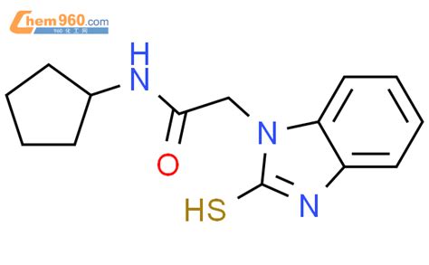 917749 46 3 N Cyclopentyl 2 2 Mercapto Benzoimidazol 1 Yl