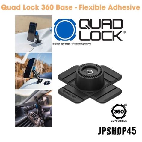 Quad Lock 360 Base Flexible Adhesive Th