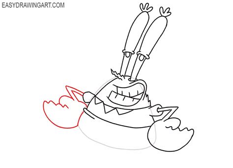 How to Draw Mr. Krabs - Easy Drawing Art