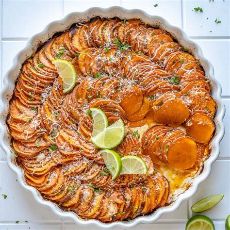 Chili Lime Sweet Potato Gratin Clean Food Crush