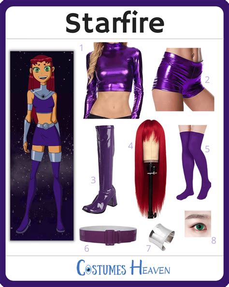 DIY Starfire Costume Ideas 2022|Cosplay And Halloween Ideas