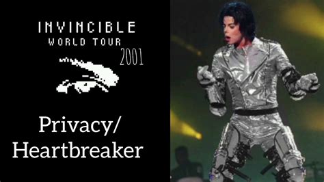 6privacyheartbreakermichael Jacksoninvincible World Tour200130th