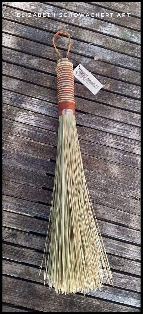 Handmade African Broom Fiber Inches Long Total Paint Brush