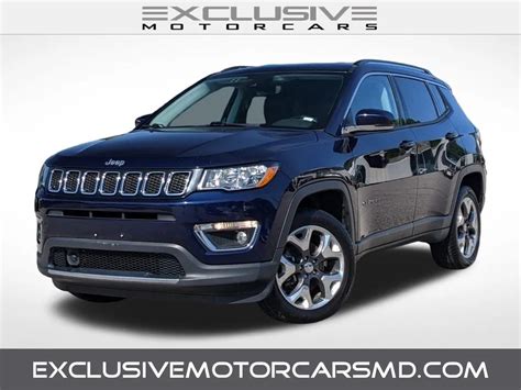 Used 2021 Jeep Compass Limited For Sale In Randallstown Md Vin 3c4njdcb3mt520323