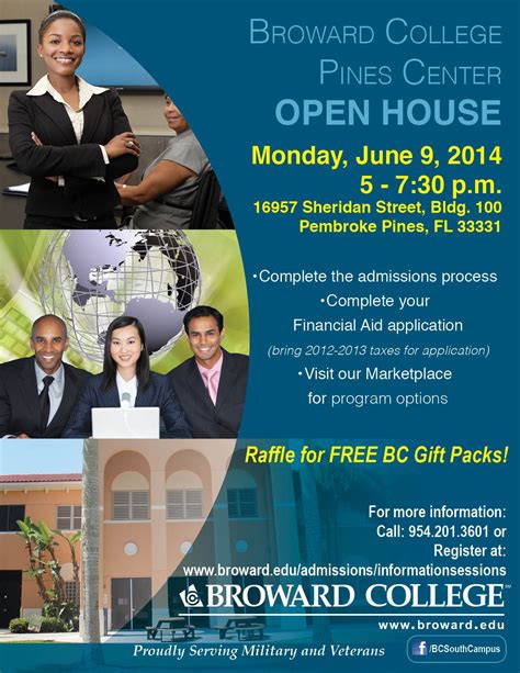 Broward College Pines Center Open House Monday June 9th 2014 5 Pm