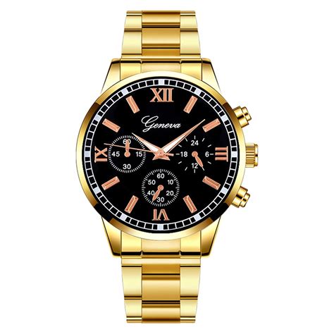 Reloj De Pulsera De Acero Inoxidable Para Hombre Reloj De Cuarzo Regalo