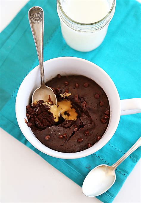 1 Minute Chocolate Peanut Butter Mug Cake The Comfort Of Cooking