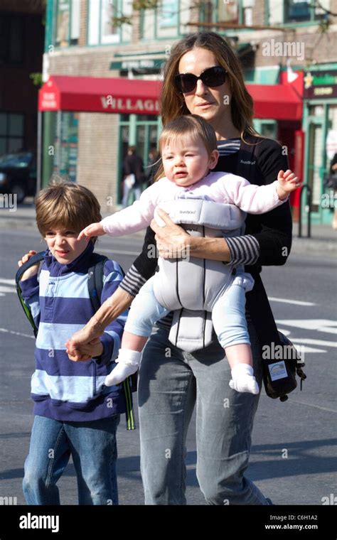 Sarah Jessica Parker Son Fils James Wilkie Broderick Et Sa Fille