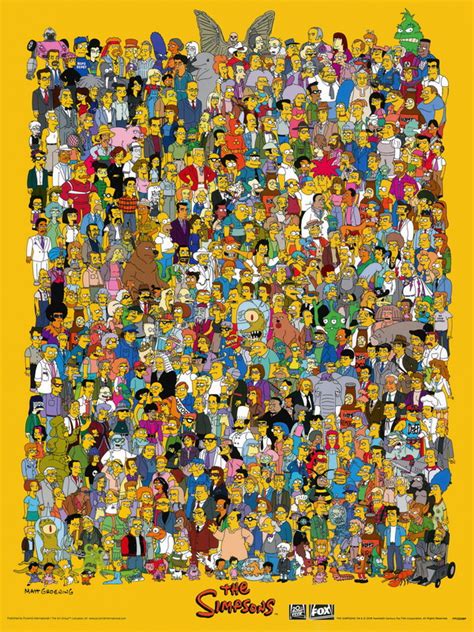 Art Prints - Movies Comics :: Movie Music & TV :: The Simpsons (Characters) - Poster Hub